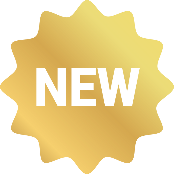 Gold New Label Icon